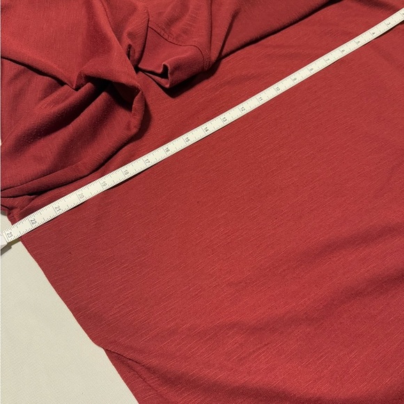 TED BAKER LONDON Academia 1/4 Zip Sweater Mens XL Size 5 Red Casual Preppy - Picture 4 of 6